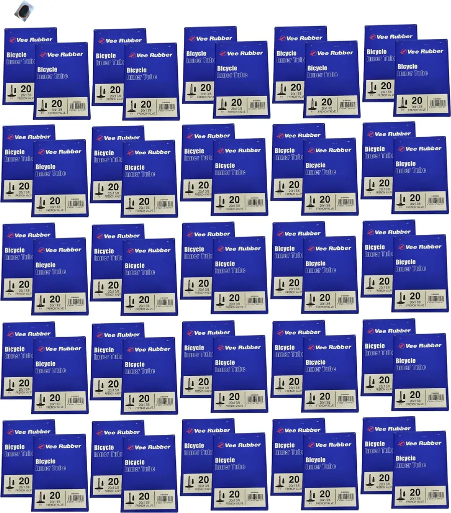 Chambre à air Vélo 20 pouces VEE Rubber Valve SV pour BMX et Pliant