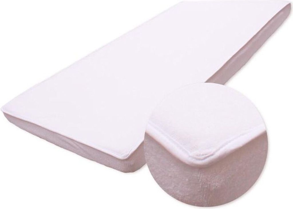Waterdichte mat voor baby's, wit, 120x60 cm Productafbeelding 
