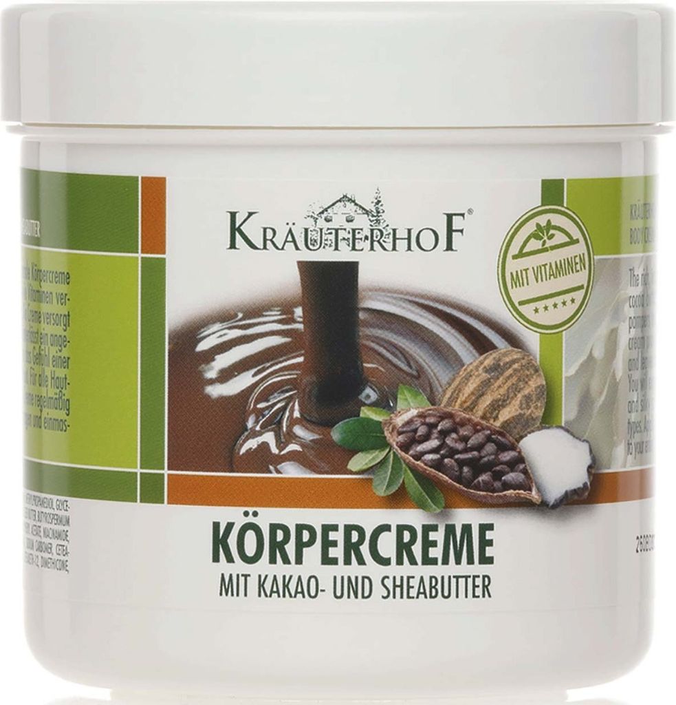 Kräuterhof Körpercreme mit Kakao- und Sheabutter 250ml