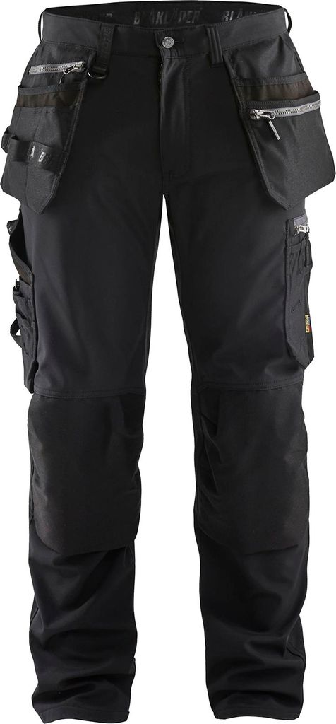 Blakläder Handwerker Arbeitshose Softshell 1805 2513 in div. Farben, Farbe:schwarz, Größe:D120 (D30)