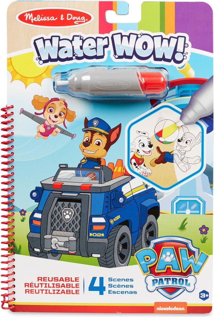 Melissa & Doug Water Wow Wassermalbuch Paw Patrol Chase mit Produktbild 