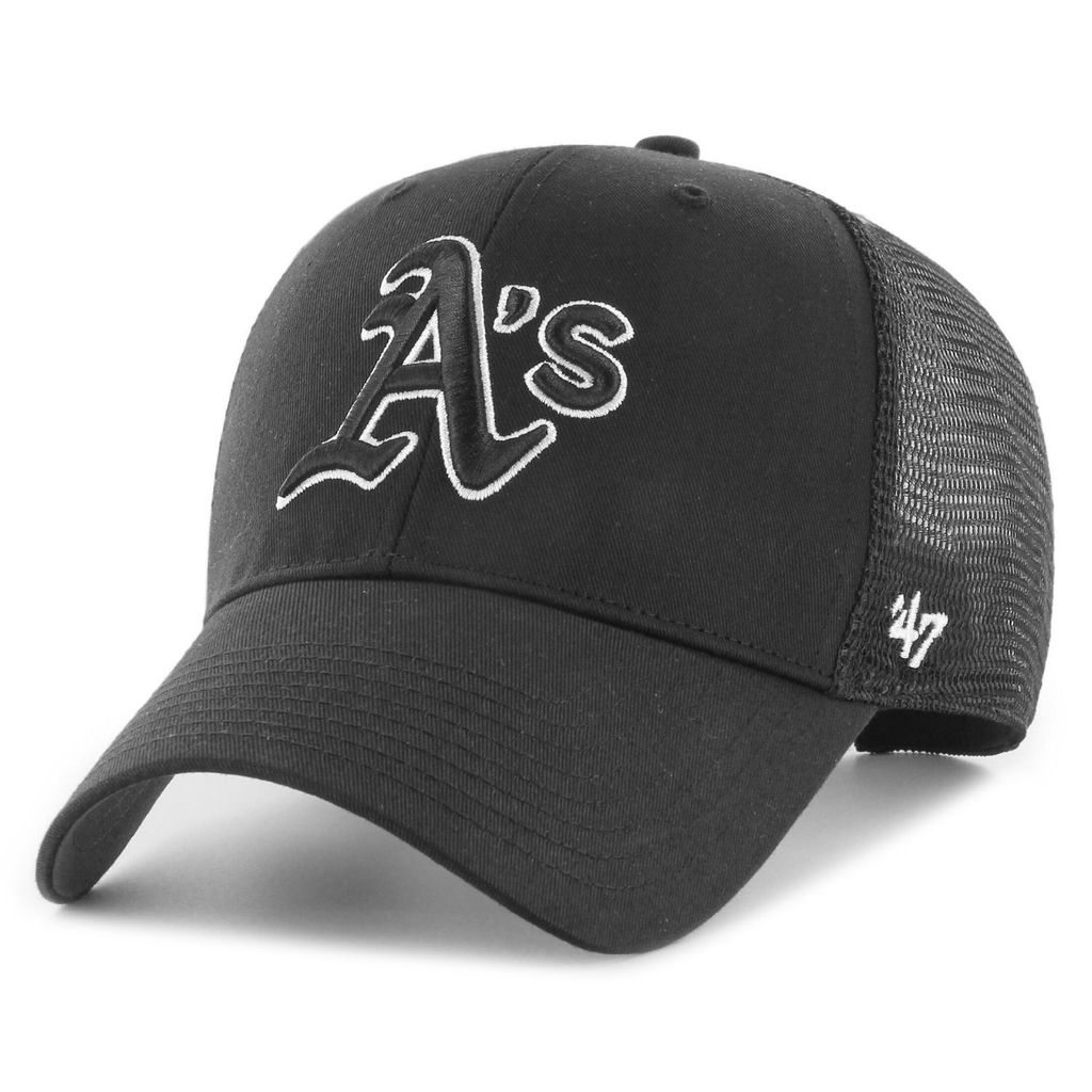 47 Brand Snapback Cap - BRANSON Oakland Athletics schwarz Immagine del prodotto 