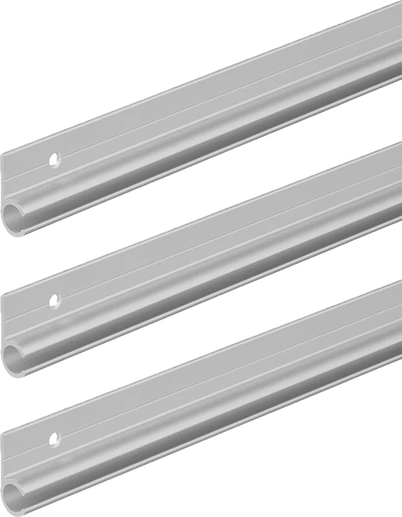 3 Stück Kederschiene 90° Alu Kederprofil Kederleiste 100 x 2,7 cm Zeltschiene Camping Wohnwagen Wohnmobil