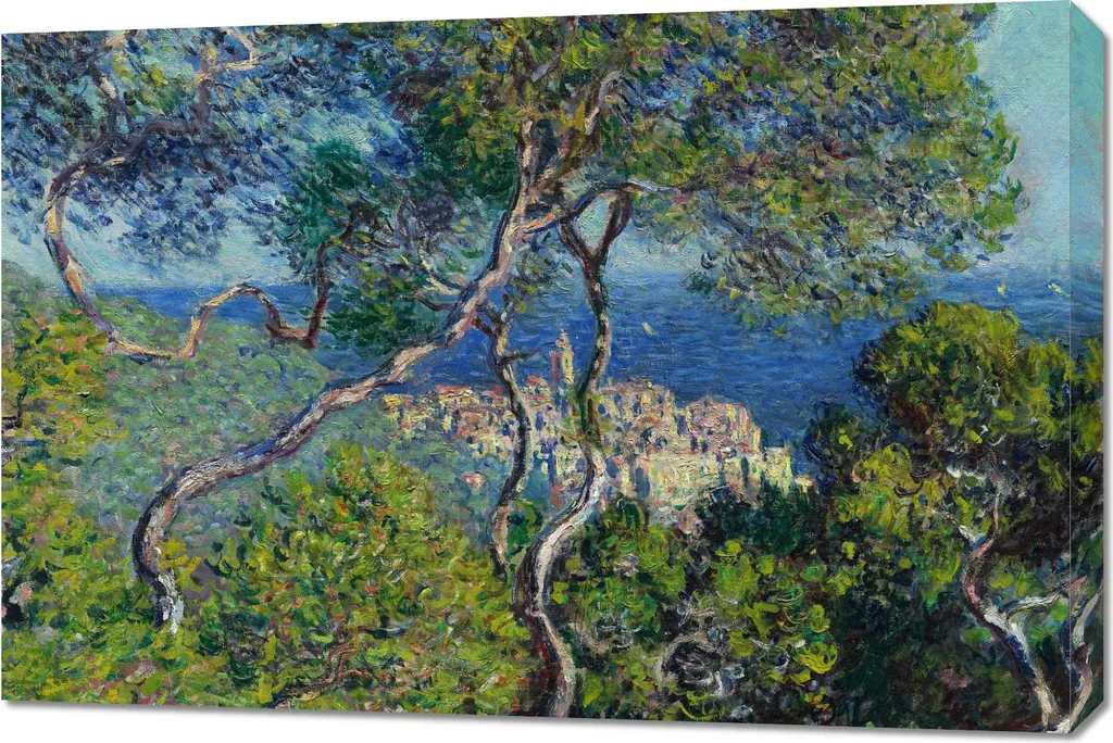 Offerta Quadro Monet Bordighera 90x60 cm - Tela Arredo Salotto Vintage
