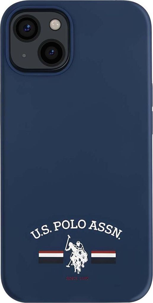 US Polo USHCP13SSFGV iPhone 13 mini 5,4" navy Silikon Kollektion Handyhülle