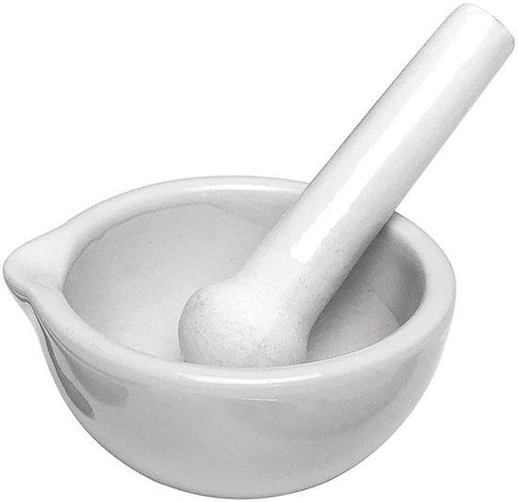 Famanu Mini Mörser und Stößel - kompakte Größe Ø 8 cm