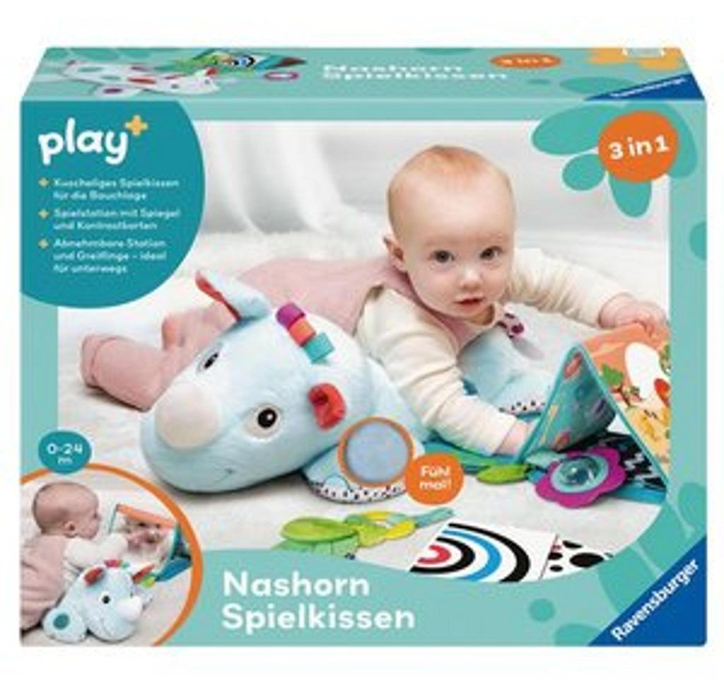 Nashorn Spielkissen (für die Bauchlage) Ravensburger 04866 Produktbild 