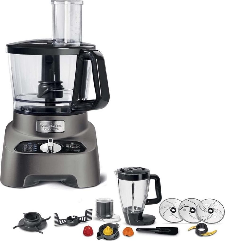 Robot multifonction 2l 1000w gris - Moulinex - FP825E10 - Image du produit 