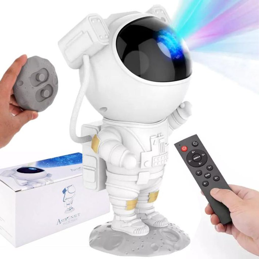 Projektor gwiazd, lampka nocna LED Astronauta + pilot Zdjęcie produktu 
