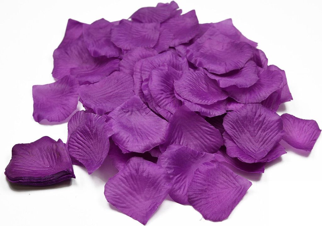 100 Stück Rosenblüten 5cm, Farbe:lila / purpur 465 Produktbild 