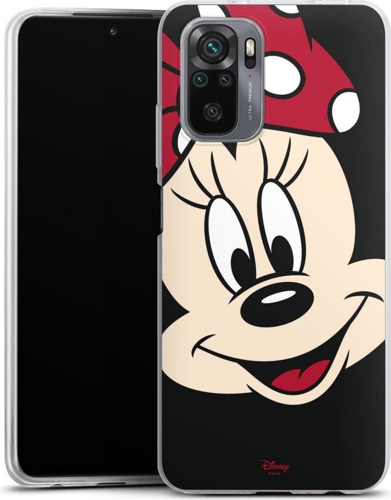 DeinDesign Slim Hülle für Xiaomi Redmi Note 10 4G Silikon Case Ultra Dünn Handyhülle Disney Minnie Mouse Offizielles Lizenzprodukt