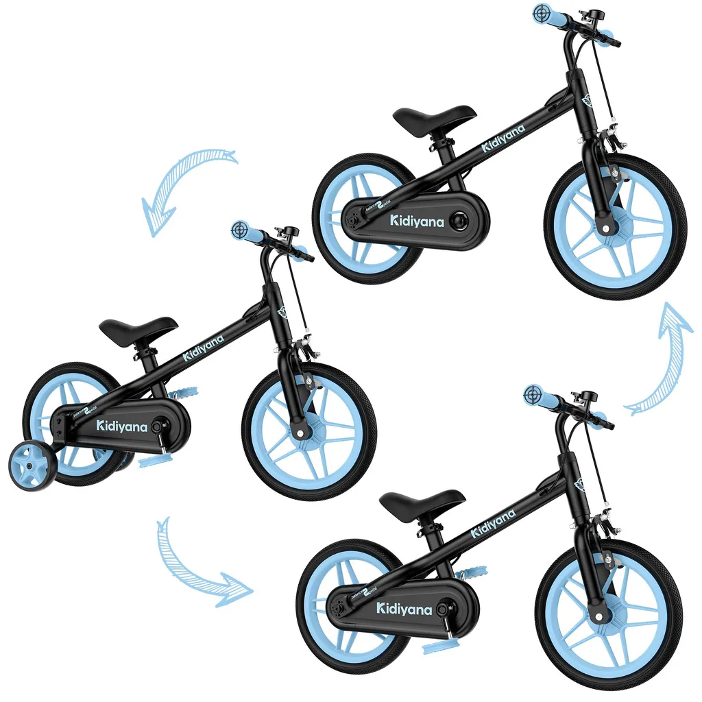 Vélo enfants évolutif Kidiyana 3 en 1 pour éviter de changer de vélo