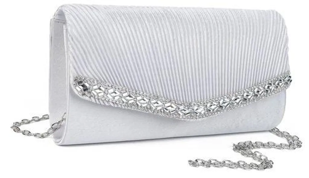 Pochette à strass anti-rayures : le sac bandoulière idéal pour fêtes