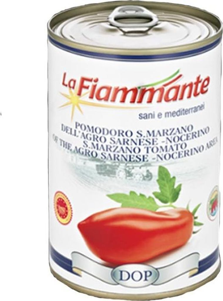 Geschälte Tomaten San Marzano La Fiammante 12 X 400 Gr