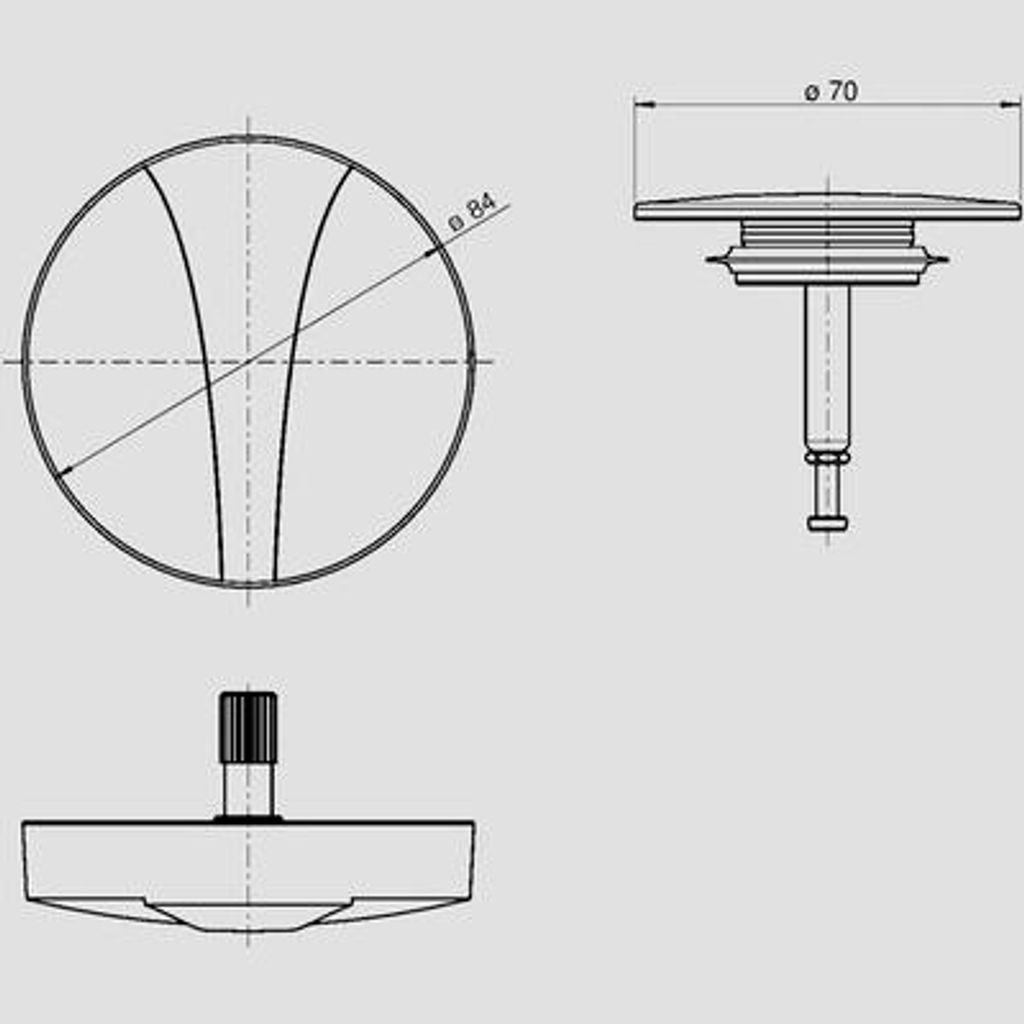 veporit Bedieneinheit Farbset BASE für Badewanne 1 1/2 chrom"