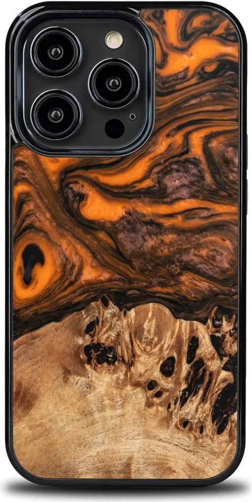 Carveit Custodia In Legno Per iPhone 14 Pro Cover avec