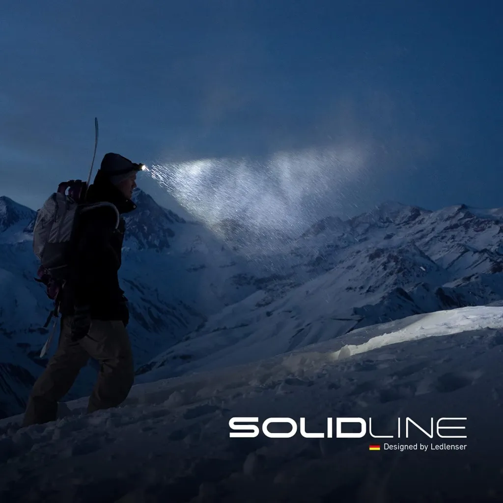 Lampe Frontale LED Solidline SH2 - Éclairage de Travail et Randonnée