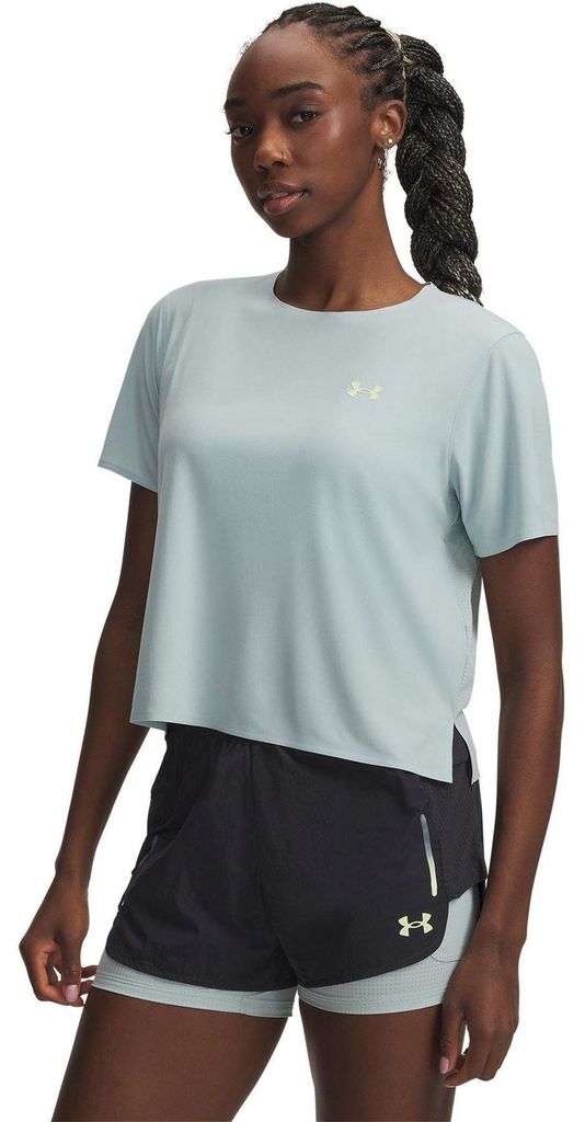 Under Armour - "Trail Run" T-Shirt für Damen GT25691 (38 DE) (Blau/Grün)
