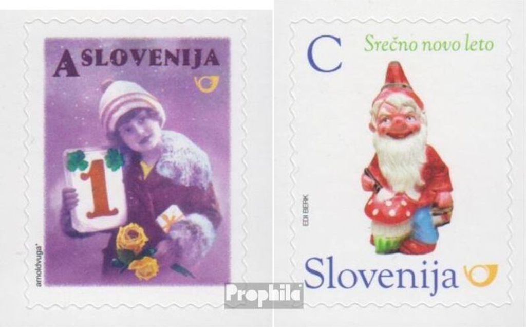 Briefmarken Slowenien 2013 Mi 1037-1038 (kompl.Ausg.) postfrisch Neujahr