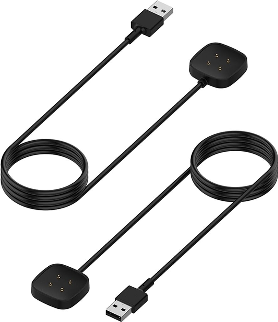 Ladekabel Lade Ladestation für Fitbit Versa 4 Watch Magnetic Charger USB Dock 30cm