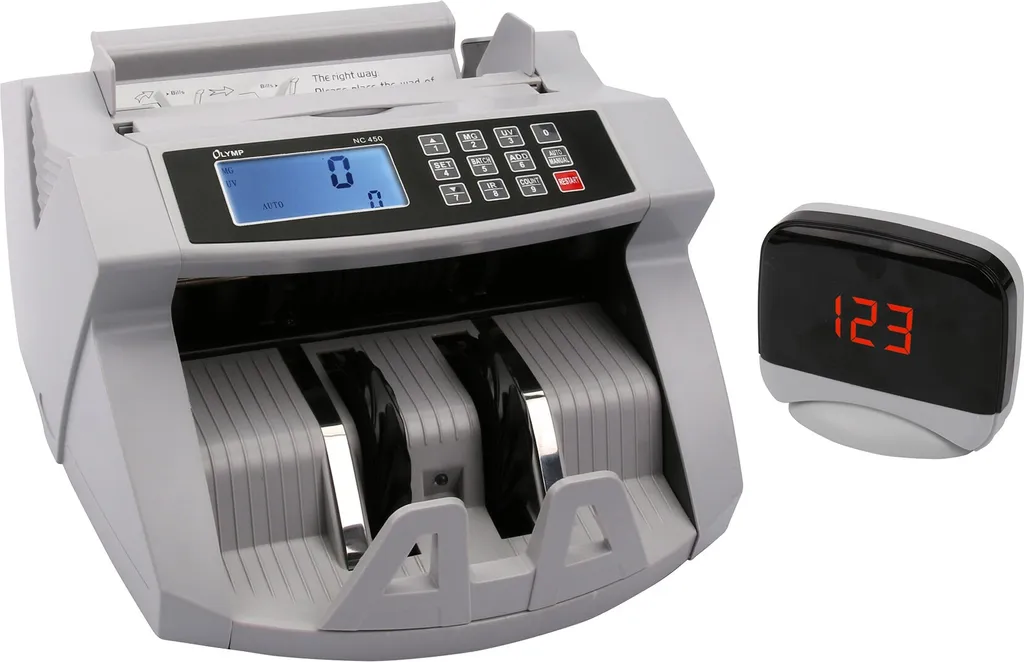 Olympia NC 450 Appareil de vérification et comptage de billets certifié