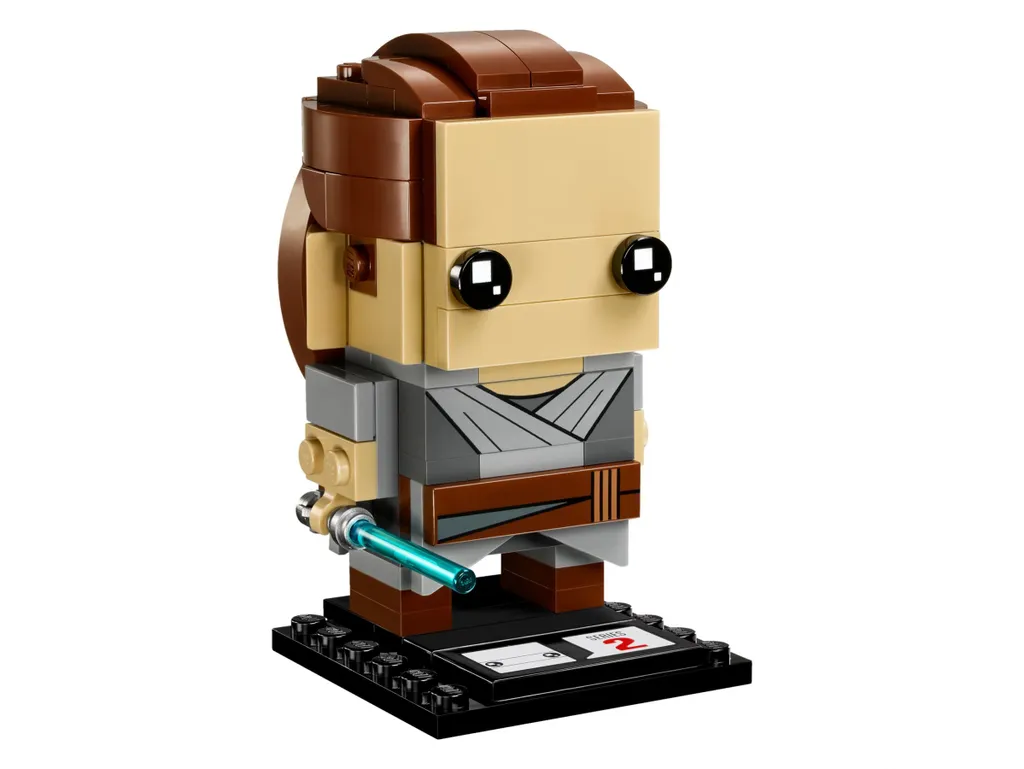 LEGO BrickHeadz 41602 Rey Star Wars : Figurine de Collection à Construire
