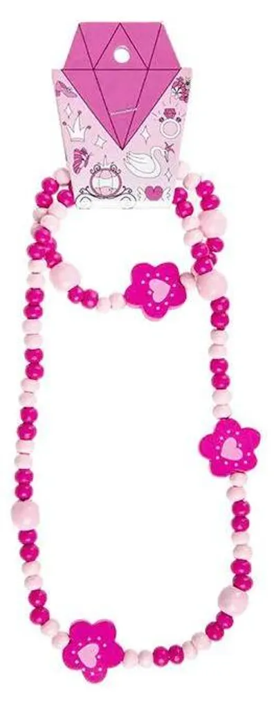 Collier bois avec bracelet assorti pour look bohème chic et naturel