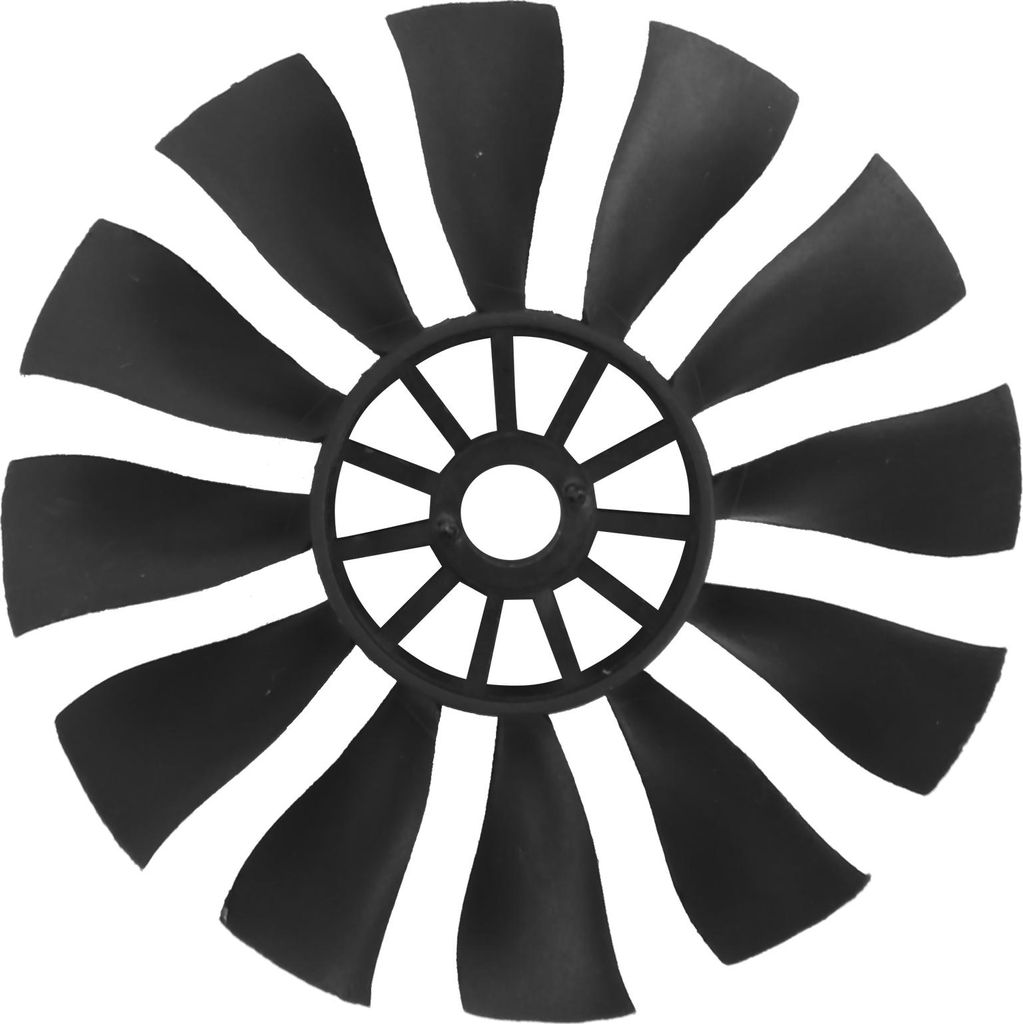 50mm Duct Fan 12?Blade Propeller Kunststoff Kanal Fan Zubehör für RC Flugzeuge BlackCW