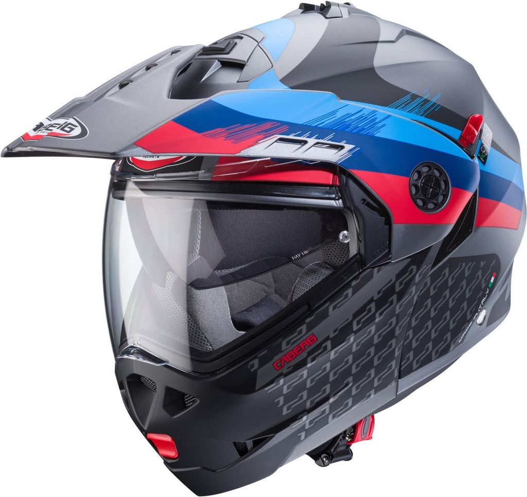 Přilba Caberg Tourmax X Sarabe, šedomodrá, L (59/60) Obrázek produktu 