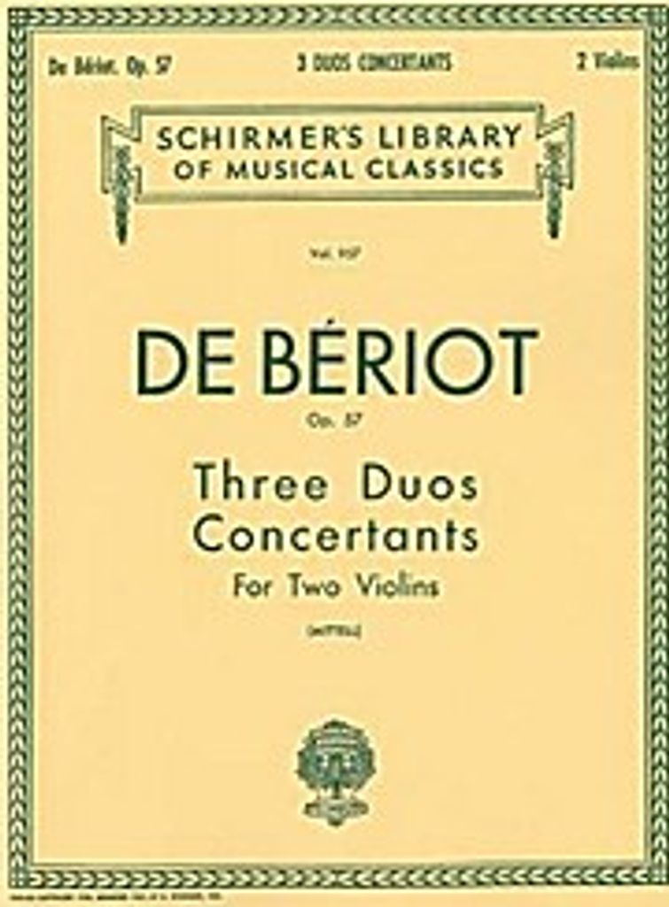 3 Duos Concertante, Op. 57