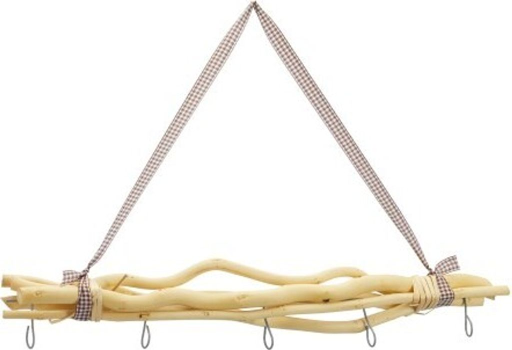 Maulbeeren Bündel in 50 / 80cm, mit 5/8 Haken und Kordel, Farbe:50cm gebleicht | 5 Haken