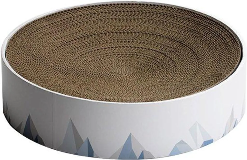 Panier pour chat format canapé douillet avec motifs graphiques chic 50cm
