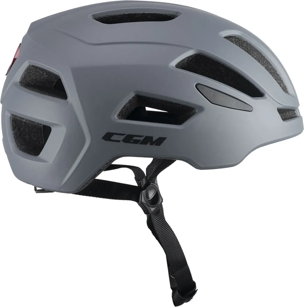 Casque de cyclisme urbain CGM 854A VIALE MONO - Gris Mat de Taille L