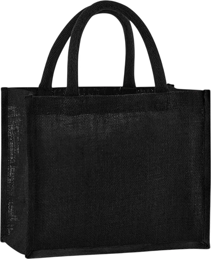 Offerta Borsa Iuta Westford Mill BC6982 Nero - Ideale per Stampe e Spesa