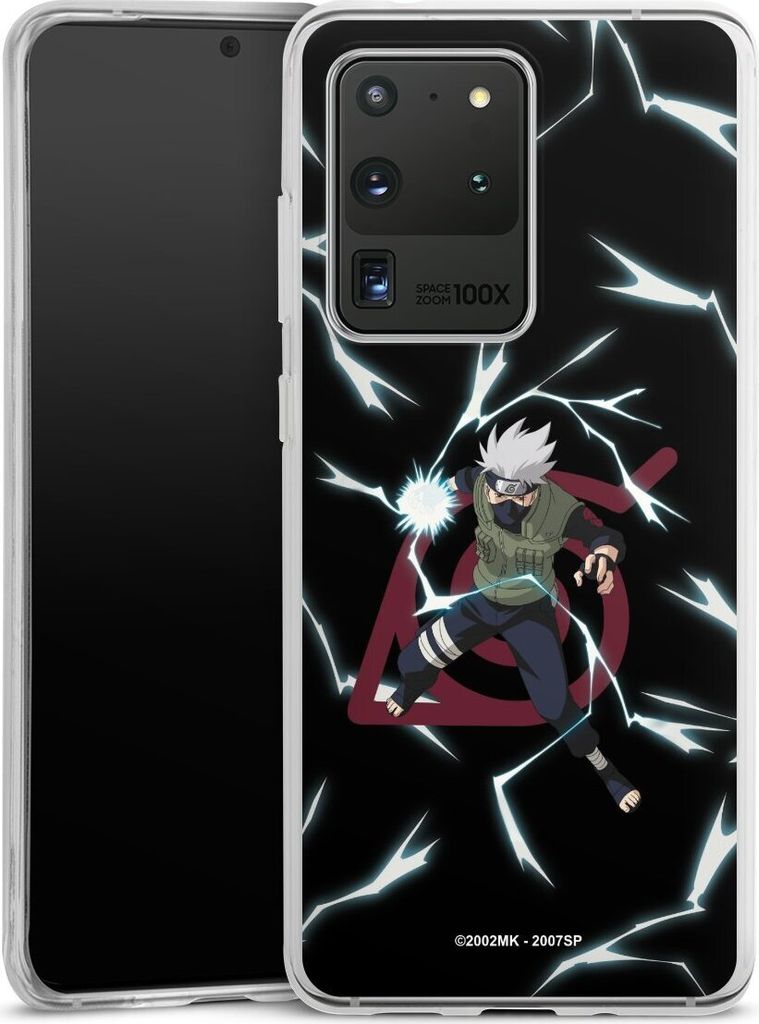 DeinDesign Handyhülle für Samsung Galaxy S20 Ultra 5G Silikon Hülle Case Smartphone Schutzhülle Naruto Shippuden Offizielles Lizenzprodukt Kakashi