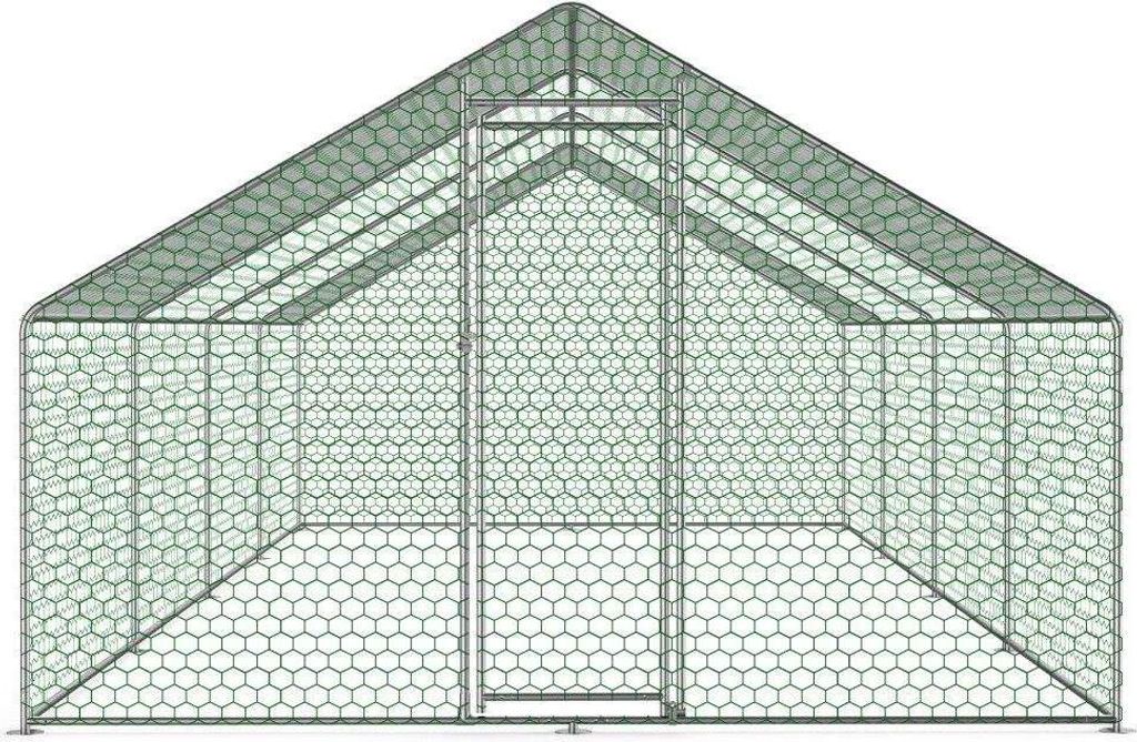 Bc-elec - RA-382 Vonkajší kurník 3x8x2m, pletivo pre Obrázok produktu 