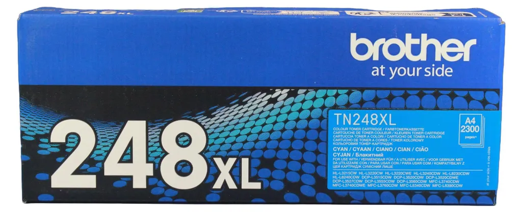Toner Brother TN-248XLC Ciano Originale | Resa 2300 Pagine Garantita