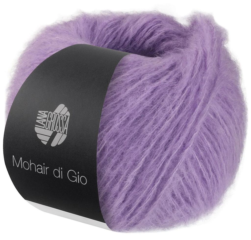 Lana Grossa - Mohair di Gio 0001 fliederlila Produktbild 