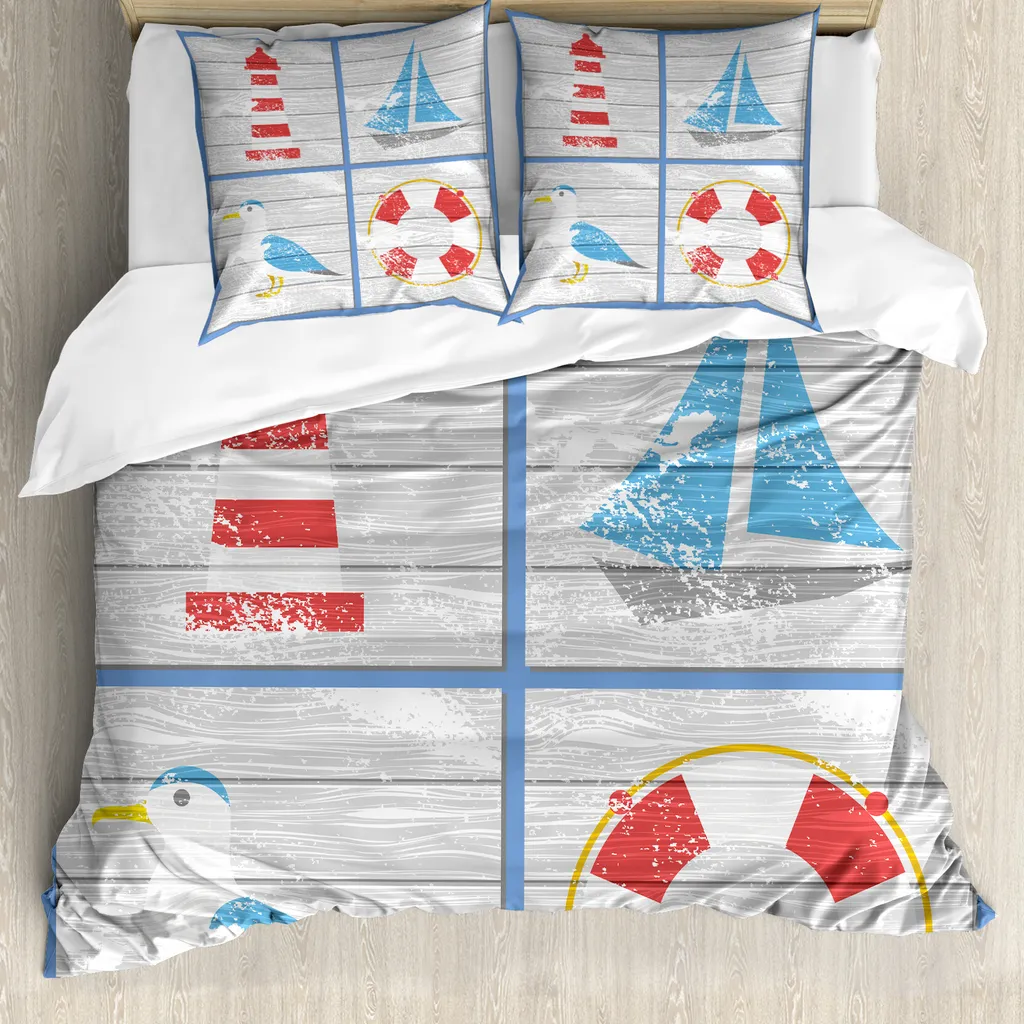 Copripiumino Rustico Nautico ABAKUHAUS Matrimoniale Anallergico