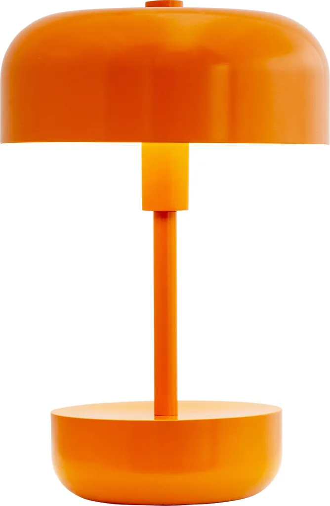 Lampada Haipot Arancione: Design Danese Ricaricabile e Dimmerabile LED