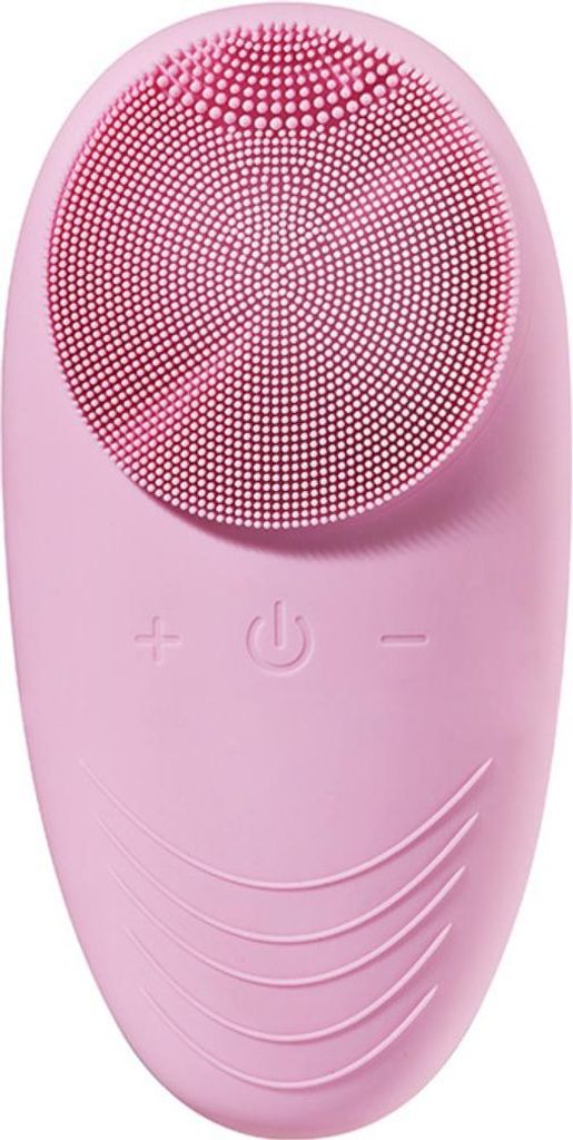 INF Silikon Gesichtsreinigungsbürste - Elektrisch, 5 Stufen, IPX7 Wasserdicht Rosa