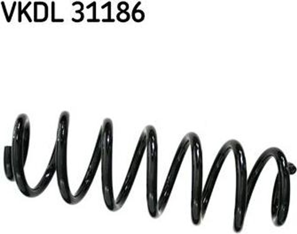 SKF VKDL 31186 Fahrwerksfeder OE 1K0511115CD kompatibel mit CC, Passat 3C, Passat CC, Tiguan