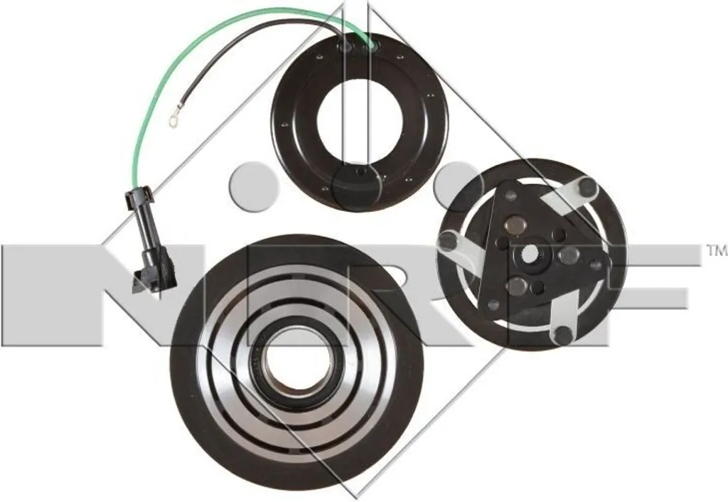 Embrayage Magnétique NRF 380029 Haute Performance pour Ibiza et Passat