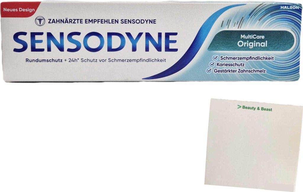Sensodyne Zahncreme Multicare Original (75ml Packung) + usy Block
