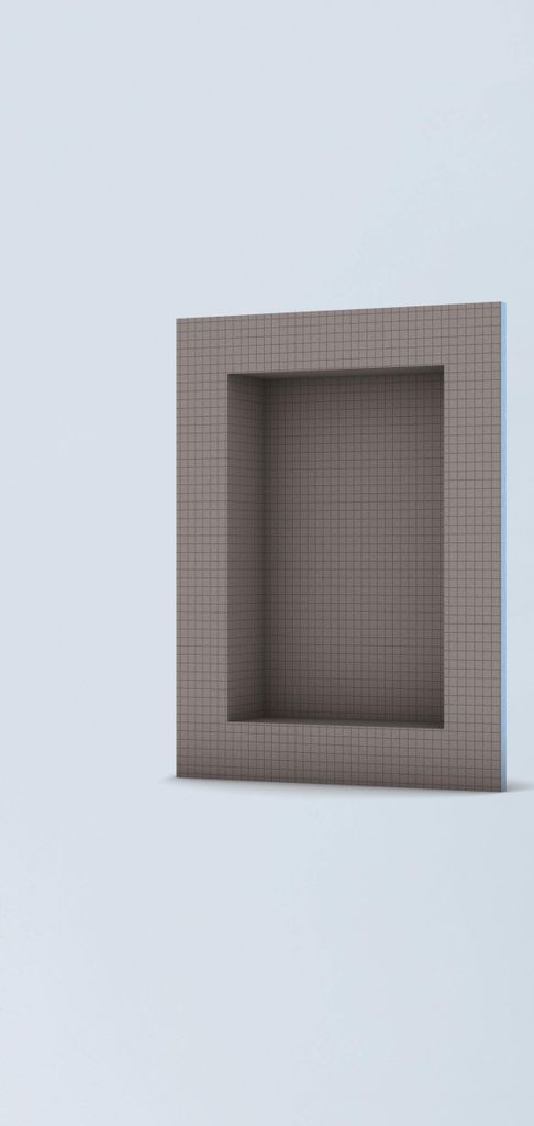 Wedi Bauplattensysteme B Sanwell Nische 20/40 - 10 mm Rahmenflansch