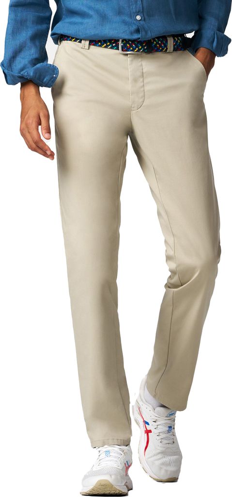 Meyer Bonn Modern Fit Baumwollhose beige