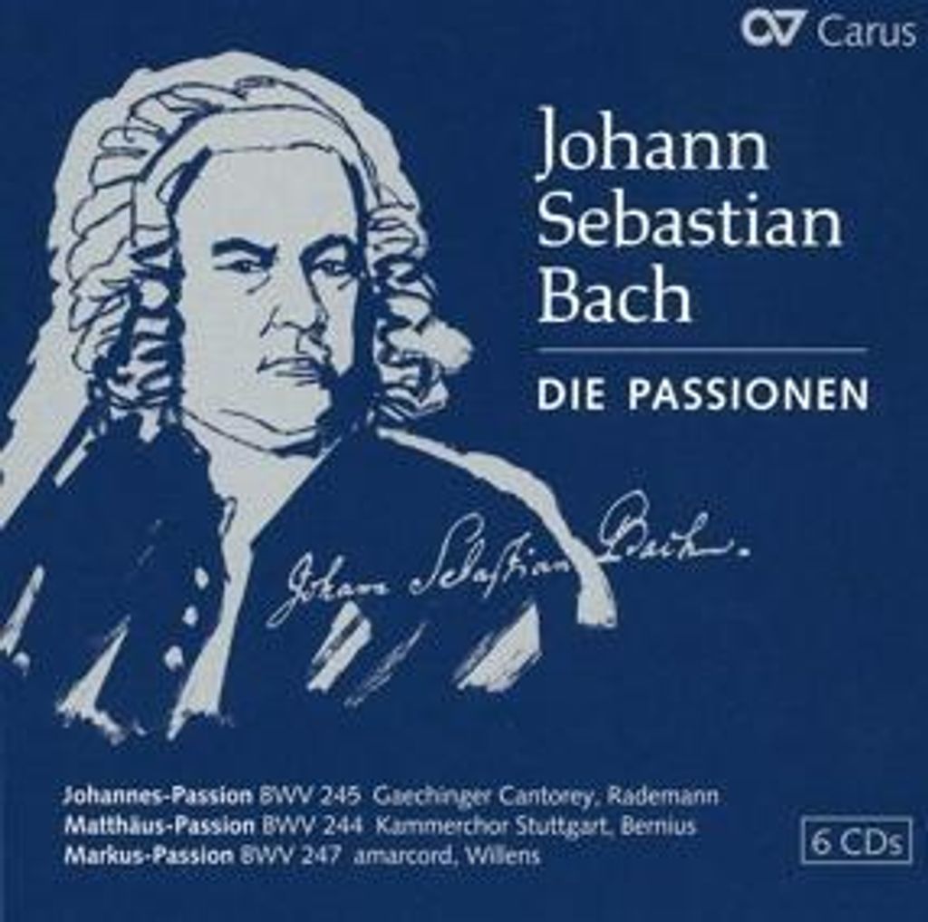 Rademann/Bernius/Willens/Gaechinger Cantorey: Passionen