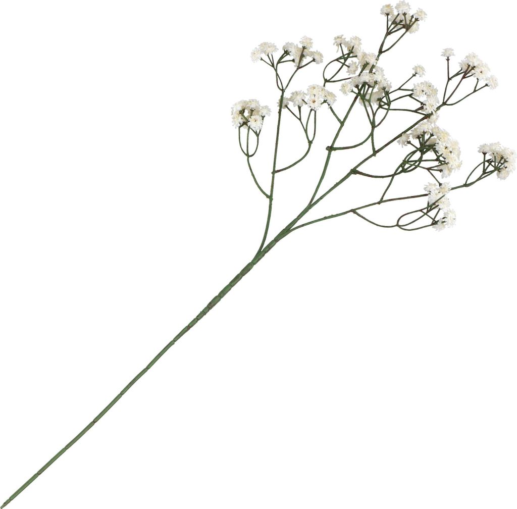 Chaks Kunstliche Blume Gypsophila - 60 cm - Creme - Zweig - Gypsophila