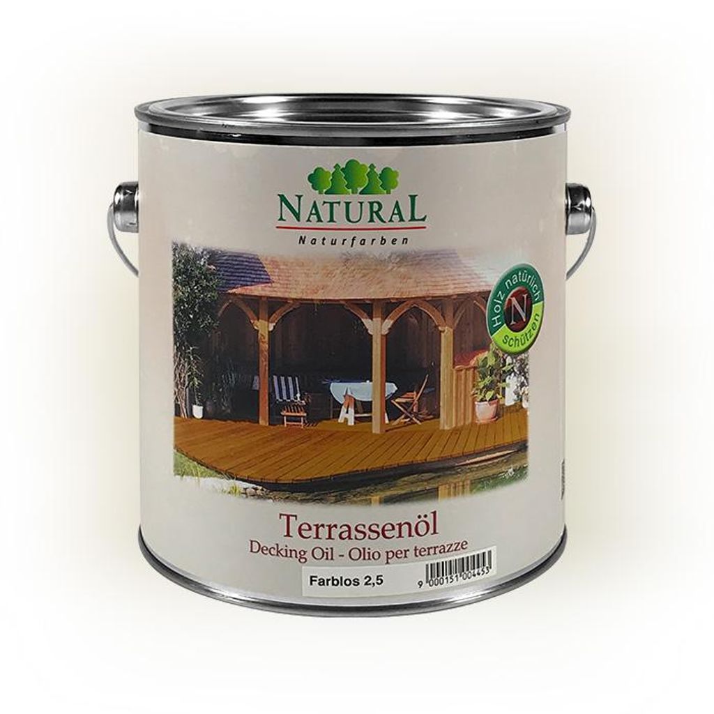 NATURAL Terrassenöl classic 2,5l Holzgrau