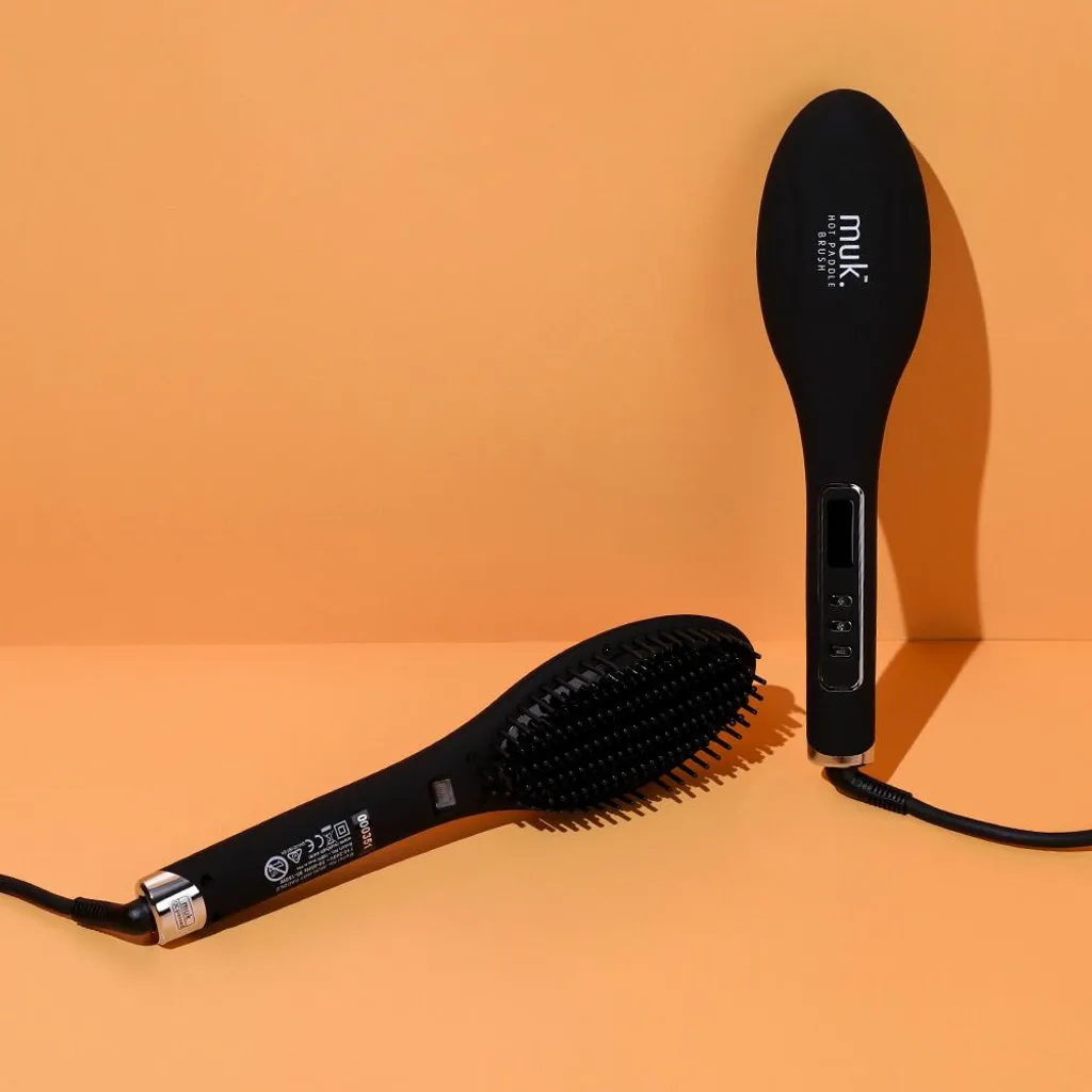 Brosse chauffante lissante Muk Hot Paddle Brush pour gagner du temps - 5